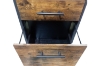 Picture of BASSETT 2-Drawer Bedside Table/File Cabinet with Wheels