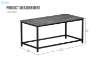 Picture of GASTON 31.5" Coffee Table (Grey)