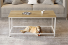 Picture of GASTON 31.5" Coffee Table (Oak Colour)