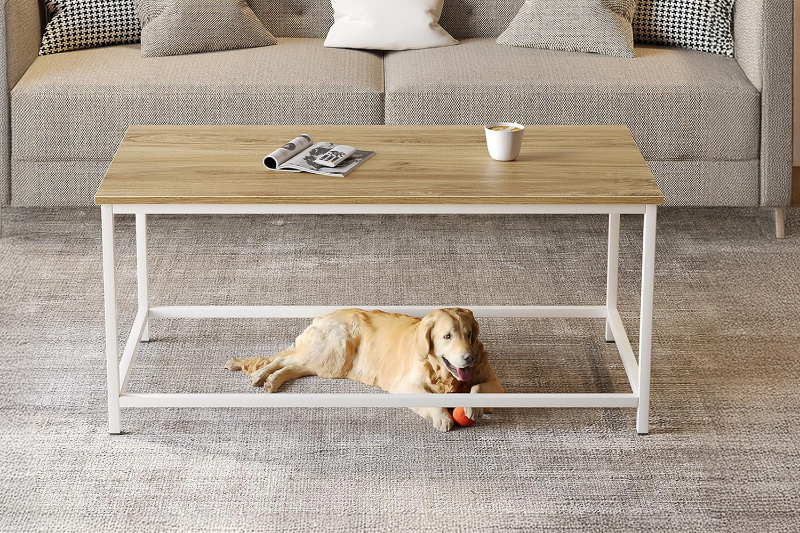 Picture of GASTON 31.5" Coffee Table (Oak Colour)