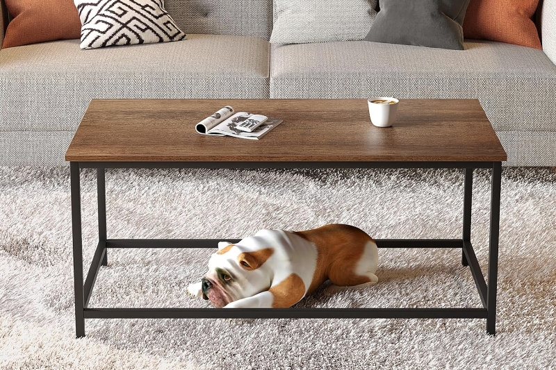 Picture of GASTON 31.5" Coffee Table (Walnut Colour)