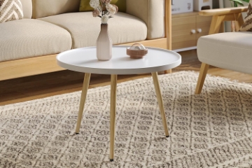Picture of SAYGORE D23.5" Side Table (White)