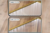 Picture of TOBAGO 27" Square Ribbed Tempered Glass Coffee Table