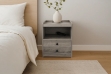 Picture of BRUNA 2-Drawer Bedside Table with Built-in Power Outlets