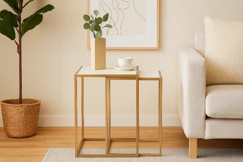 Picture of SERENE Square and Rectangular Nesting Side Table Set