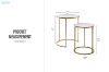 Picture of SERENE Round Nesting Side Table Set