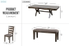 Picture of PERRY 6PC 72"- 90" Extention Dining Set