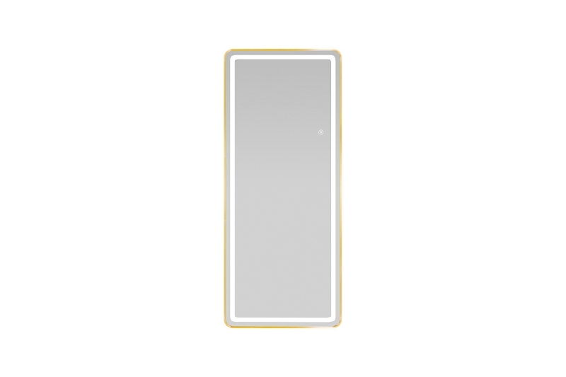 Picture of 339-017 H63" Golden Rounded Rectangle Mirror with LED Light