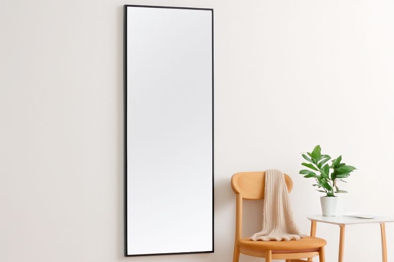 Picture of Slim Dark Framed Full-Length Mirror Range