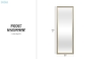 Picture of 339-021 H63" Mirror with Support Frame