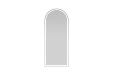 Picture of 339-019 H63" Off White Arch Mirror with LED Light