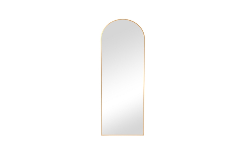 Picture of 339-024 H65" Golden Arch Aluminum Alloy Stand Mirror