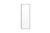 Picture of 339-033 H65" Black Rounded Corner Aluminum Alloy Stand Mirror
