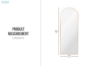 Picture of 329-059 H55" Aluminum Alloy Arch Mirror