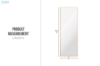 Picture of 329-055 H65" Rectangular Aluminum Alloy Mirror