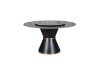 Picture of ORBIT 53" 5PC/7PC Round Rotating Sintered Stone Top Dining Set (Black Top)