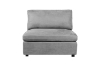Picture of ASPECT Nappa Fabric Memory Foam Sectional Modular Sofa (Grey) - Armless