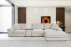 Picture of MIRANDA Modular Sofa with Ottoman & Console Power & USB Ports - Water Resistant