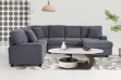 Picture of LORINA Fabric U-shape Sectional Sofa - Chaise Facing Right