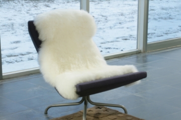 Picture of 388-005 Natural Long Wool Sheepskin Rug - (63"x23.5")