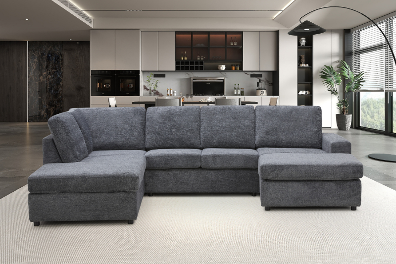 Picture of WILLIAM Sectional Sofa with Ottoman