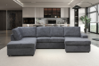 Picture of WILLIAM Sectional Sofa with Ottoman - Chaise Facing Left