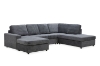 Picture of WILLIAM Sectional Sofa with Ottoman - Chaise Facing Left