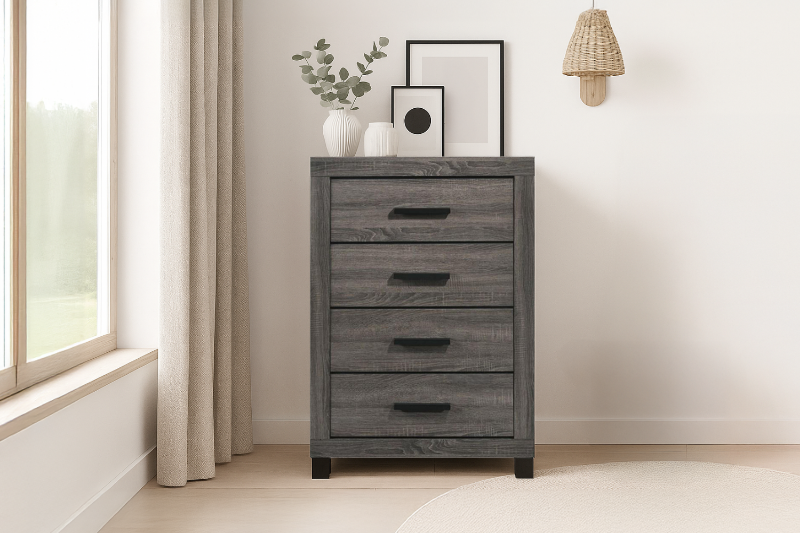 Picture of GLYNDON 4-Drawer Chest(Grey)