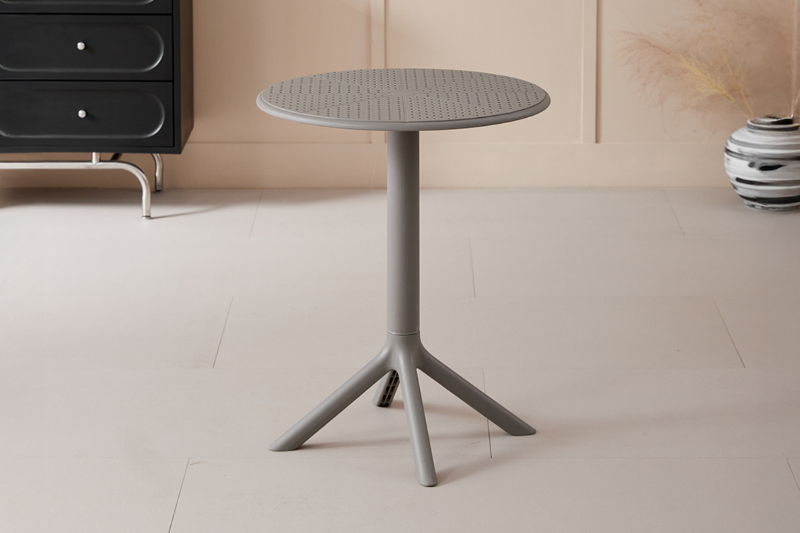 Picture of FLORINA D23.5" Round Dining Table - UV, Water & Moisture Resistance (Grey)