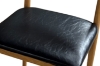 Picture of HORN Metal Frame Dining Chair with Black Cushion - 4 Chairs in 1 Carton