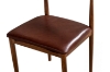 Picture of HORN Metal Frame Dining Chair with Brown Cushion