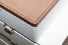 Picture of THIAGO 5-Drawer Tray Top Dressing Table with LED Mirror and Zerra Makeup Stool Set