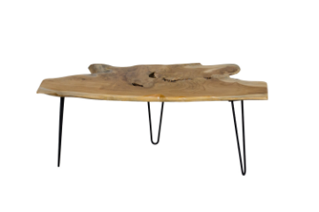 Picture of Takara 39.5" Irregular Solid Teak  Side Table