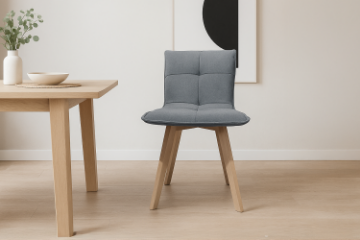 Picture of LANETT Fabric Dining Chair (Dark Grey)