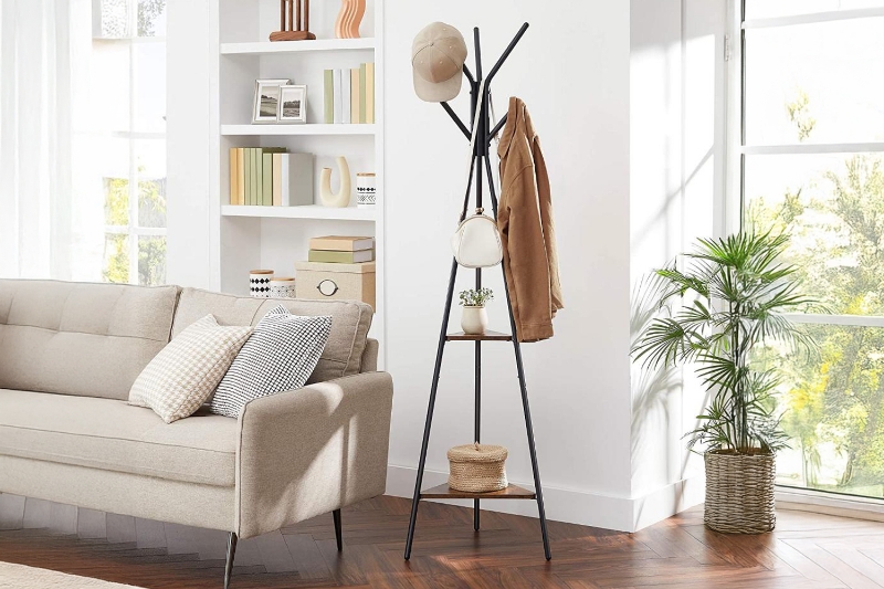 Picture of APEX 71" Coat Rack with Shelves