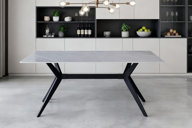 Picture of STRATOS 59" Sintered Stone Dining Table