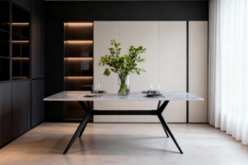 Picture of STRATOS 71" Sintered Stone Dining Table