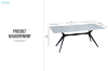 Picture of STRATOS 71" Sintered Stone Dining Table