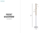 Picture of STARRY 67" Coat Rack with Marble Base