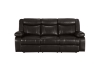 Picture of ZENO Power Reclining Sofa Range - Sofa with Drop Down Console, USB & Type-C Ports(3RRC)