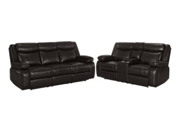 Picture of ZENO Power Reclining Sofa Range - Armchair + Loveseat + Sofa Set