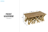 Picture of WILDBRANCH 39.5" Teakwood Coffee Table