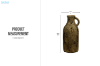 Picture of 655-018 H19.5" Colored Terracotta Vase
