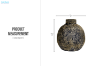 Picture of 655-017 H10" Colored Terracotta Vase