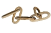 Picture of 655-015 Teak Wood Oval 5-Chain Decorative Sculpture (47"x5")