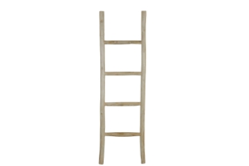 Picture of WILDBRANCH 59" Medium Teak Wood Towel Ladder