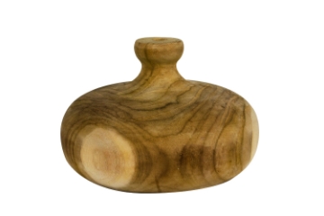 Picture of 655-012 D6" Teak Wood Vase