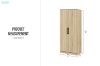 Picture of BESTA Wall Solution Modular Wardrobe System - 2-Door Wardrobe