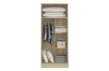 Picture of BESTA Wall Solution Modular Wardrobe - 2-Door Wardrobe