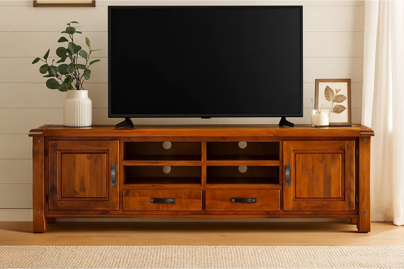 Picture of FOUNDATION Large TV Unit (Rustic Pine)